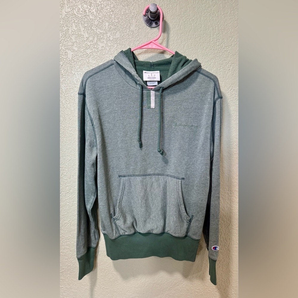 Champion Men's Green Hoodie